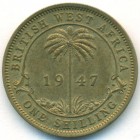 Британская Западная Африка, 1 шиллинг 1947 год (AU)