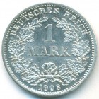 Германия, 1 марка 1908 год D (AU)