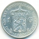 Нидерланды, 1 гульден 1939 год (AU)