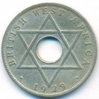Британская Западная Африка, 1/2 пенни 1929 год