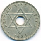 Британская Западная Африка, 1 пенни 1933 год