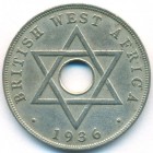 Британская Западная Африка, 1 пенни 1936 год
