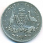 Австралия, 1 флорин 1917 год