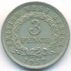 Британская Западная Африка, 3 пенса 1957 год H