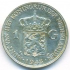 Нидерландская Восточная Индия, 1 гульден 1943 год D