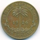 Британская Западная Африка, 2 шиллинга 1926 год