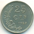 Люксембург, 25 сантимов 1927 год (UNC)