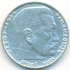 Третий Рейх, 2 рейхсмарки 1937 год D