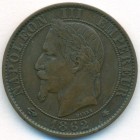 Франция, 5 сантимов 1862 год A