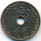 Нидерландская Восточная Индия, 1 цент 1938 год (UNC)