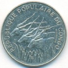 Конго, 100 франков 1972 год