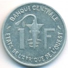 Западно-Африканские Штаты, 1 франк 1967 год