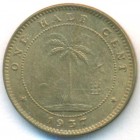 Либерия, 1/2 цента 1937 год (UNC)