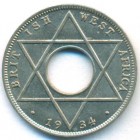 Британская Западная Африка, 1/10 пенни 1934 год (UNC)