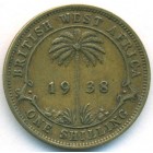 Британская Западная Африка, 1 шиллинг 1938 год