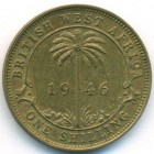 Британская Западная Африка, 1 шиллинг 1946 год