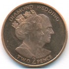 Гибралтар, 2 пенса 2007 год (UNC)