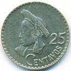 Гватемала, 25 сентаво 1969 год (UNC)
