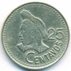 Гватемала, 25 сентаво 1989 год