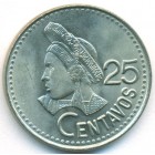 Гватемала, 25 сентаво 1993 год (UNC)