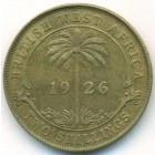 Британская Западная Африка, 2 шиллинга 1926 год