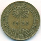 Британская Западная Африка, 2 шиллинга 1952 год H