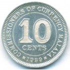 Малайя, 10 центов 1939 год (AU)
