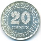 Малайя, 20 центов 1939 год (AU)