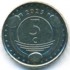 Кюрасао, 5 центов 2025 год (UNC)