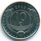 Синт-Мартен, 10 центов 2025 год (UNC)