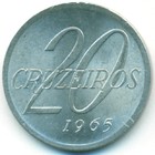 Бразилия, 20 крузейро 1965 год (UNC)
