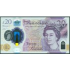 Великобритания, 20 фунтов 2018 год (полимер)