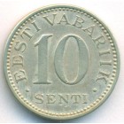 Эстония, 10 сентов 1931 год