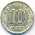 Эстония, 10 сентов 1931 год