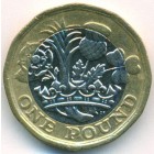 Великобритания, 1 фунт 2016 год