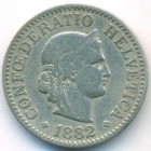 Швейцария, 10 раппенов 1882 год