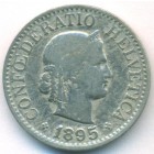 Швейцария, 10 раппенов 1895 год