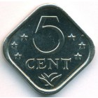 Нидерландские Антилы, 5 центов 1982 год (UNC)