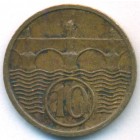 Чехословакия, 10 геллеров 1932 год