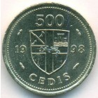 Гана, 500 седи 1998 год (AU)