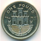 Гибралтар, 1 фунт 2000 год (UNC)