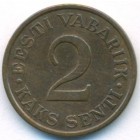 Эстония, 2 сента 1934 год