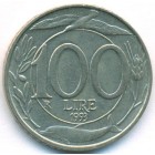 Италия, 100 лир 1993 год