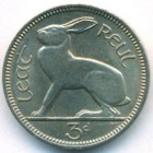 Ирландия, 3 пенса 1966 год (UNC)