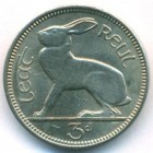 Ирландия, 3 пенса 1966 год (UNC)