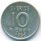 Швеция, 10 эре 1956 год