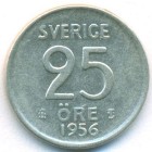 Швеция, 25 эре 1956 год