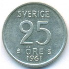 Швеция, 25 эре 1961 год (AU)
