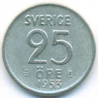 Швеция, 25 эре 1953 год