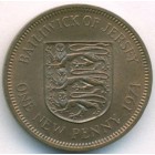 Джерси, 1 новое пенни 1971 год (UNC)